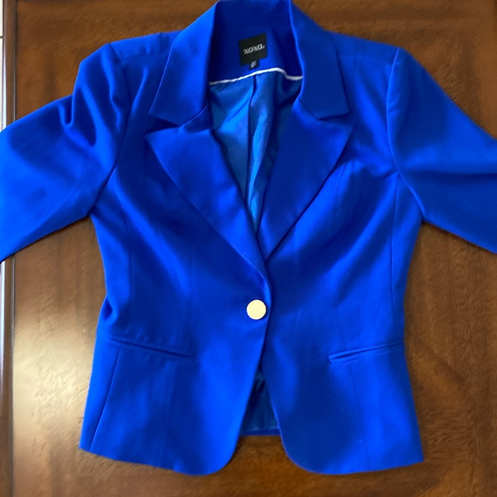 Large Xoxo Royal Blue Juniors Suit